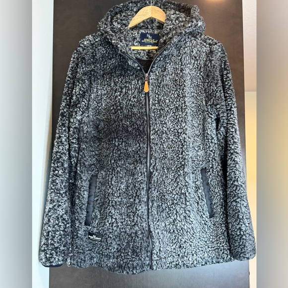 SIMPLY SOUTHERN Charcoal Hooded Teddy Jacket - Picture 1 of 9
